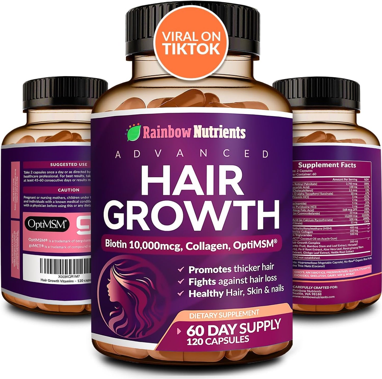 HAIR GROWTH VITAMINA PARA EL CRECIMIENTO