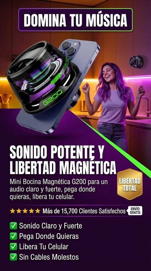Mini Bocina Magnética G200