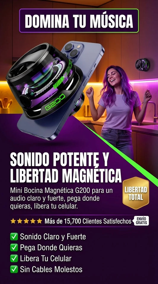 Mini Bocina Magnética G200